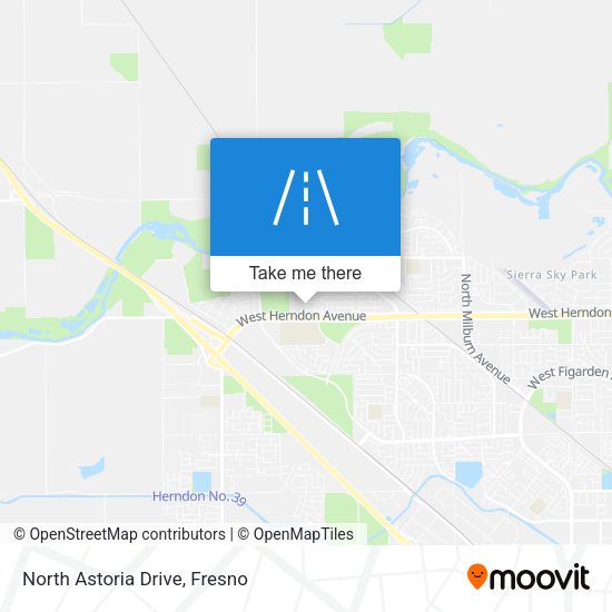 Mapa de North Astoria Drive