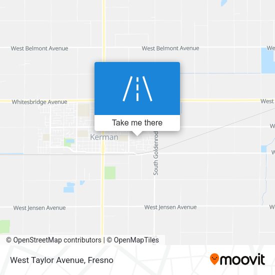 West Taylor Avenue map