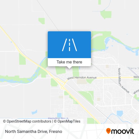 Mapa de North Samantha Drive
