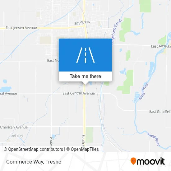 Commerce Way map