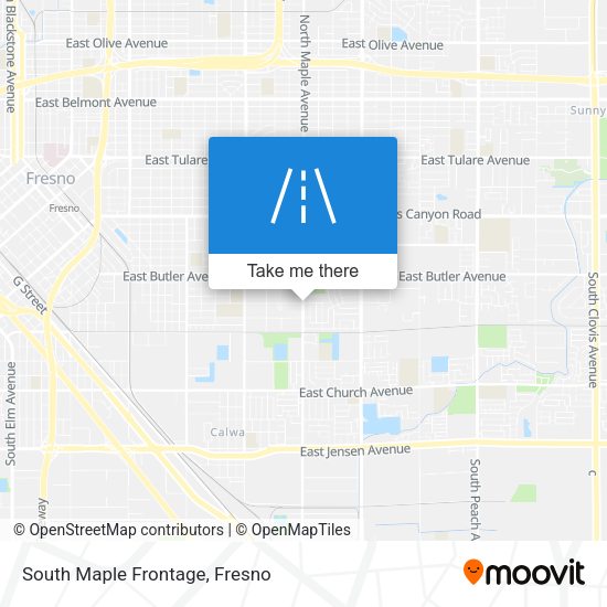 South Maple Frontage map