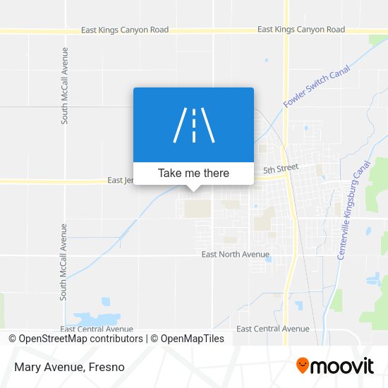 Mary Avenue map