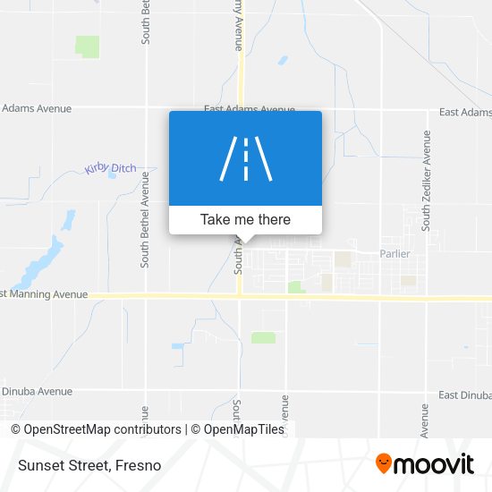 Mapa de Sunset Street