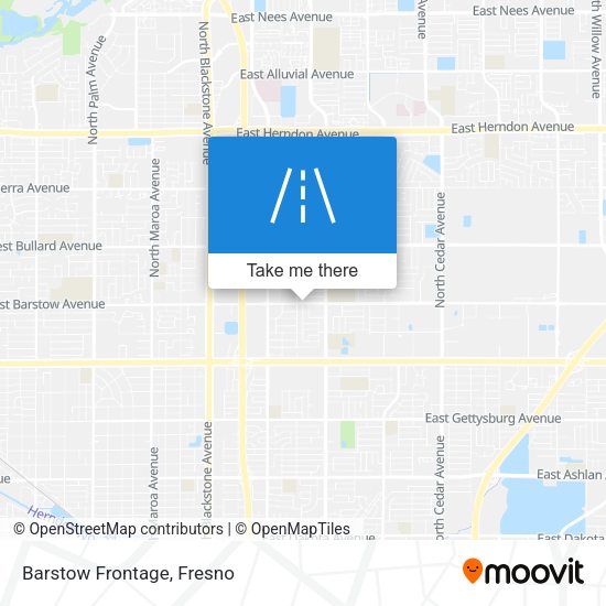 Mapa de Barstow Frontage