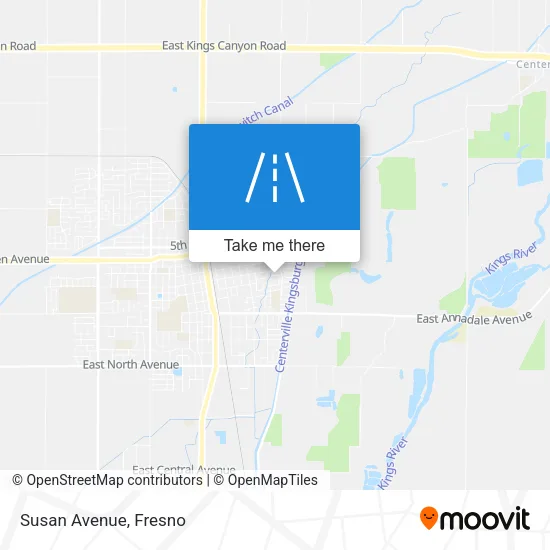 Mapa de Susan Avenue