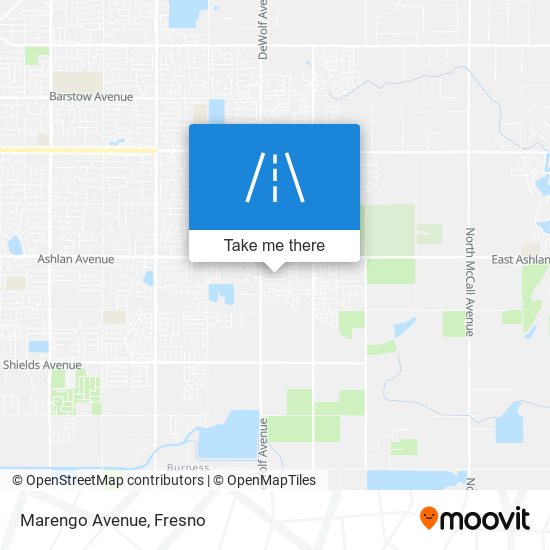 Marengo Avenue map