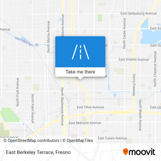 East Berkeley Terrace map