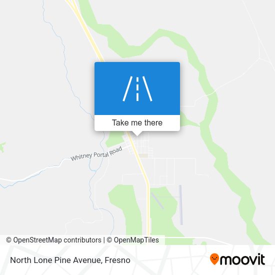 Mapa de North Lone Pine Avenue