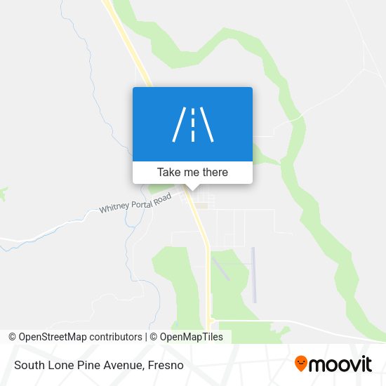 South Lone Pine Avenue map