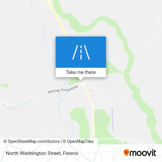 North Washington Street map