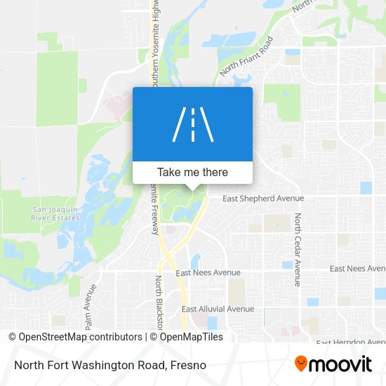 North Fort Washington Road map