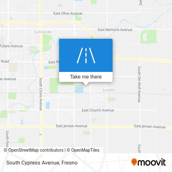 Mapa de South Cypress Avenue