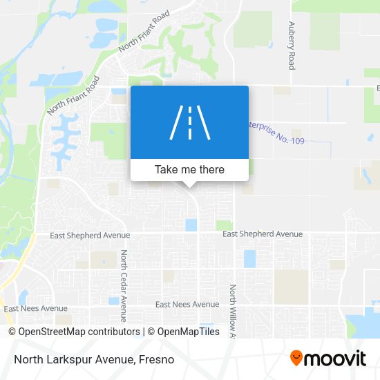 Mapa de North Larkspur Avenue