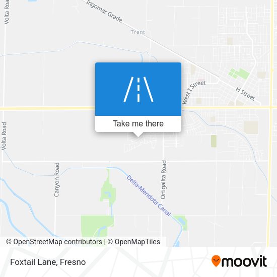 Mapa de Foxtail Lane