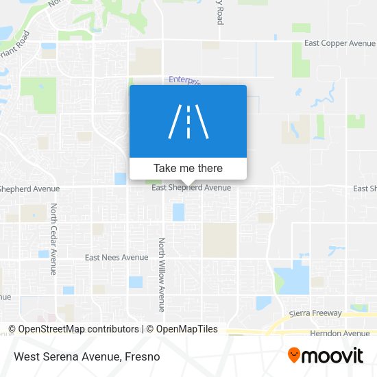 Mapa de West Serena Avenue