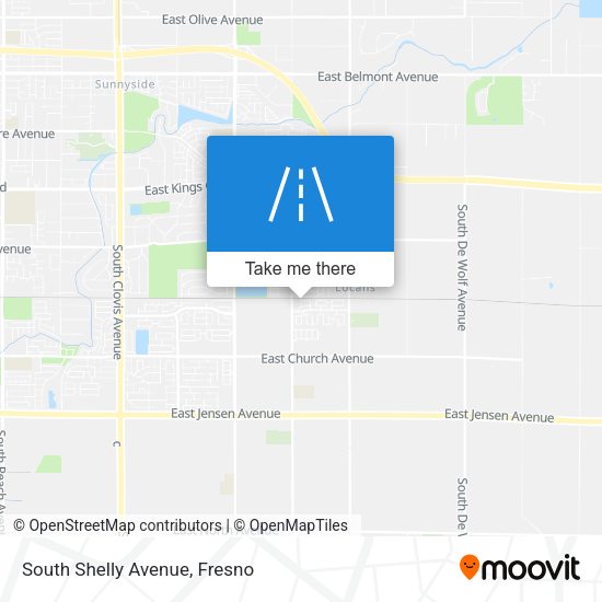Mapa de South Shelly Avenue