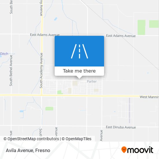 Avila Avenue map