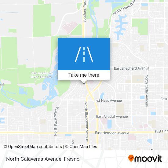 Mapa de North Calaveras Avenue