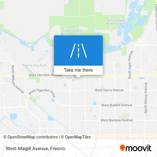 Mapa de West Magill Avenue