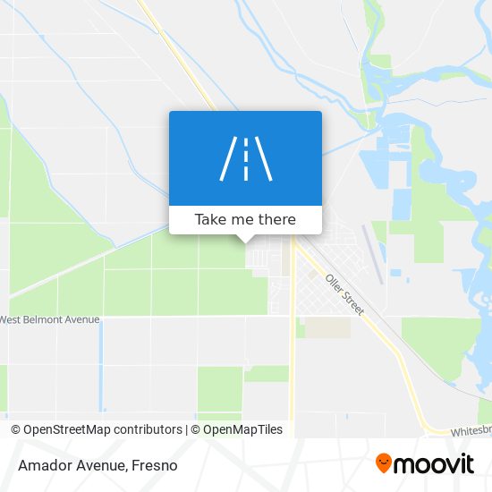 Amador Avenue map