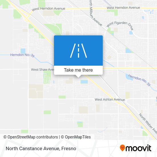 Mapa de North Canstance Avenue