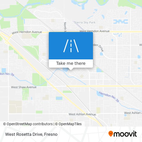 West Rosetta Drive map