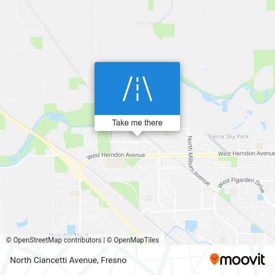 North Ciancetti Avenue map