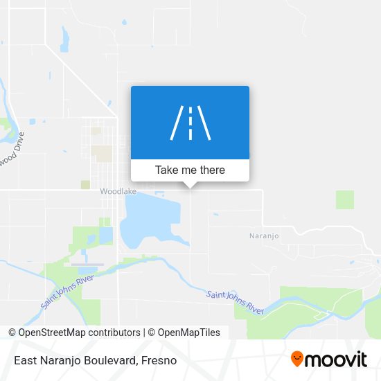 Mapa de East Naranjo Boulevard