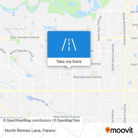 Mapa de North Romeo Lane