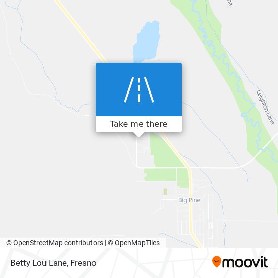 Betty Lou Lane map