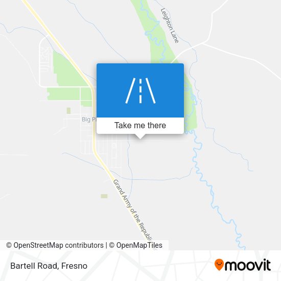Mapa de Bartell Road