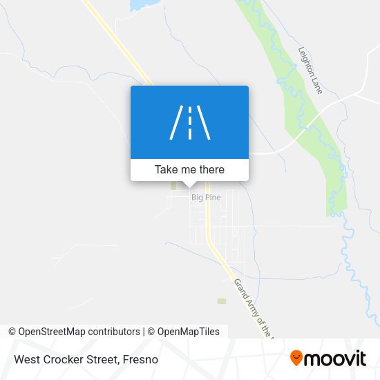 West Crocker Street map