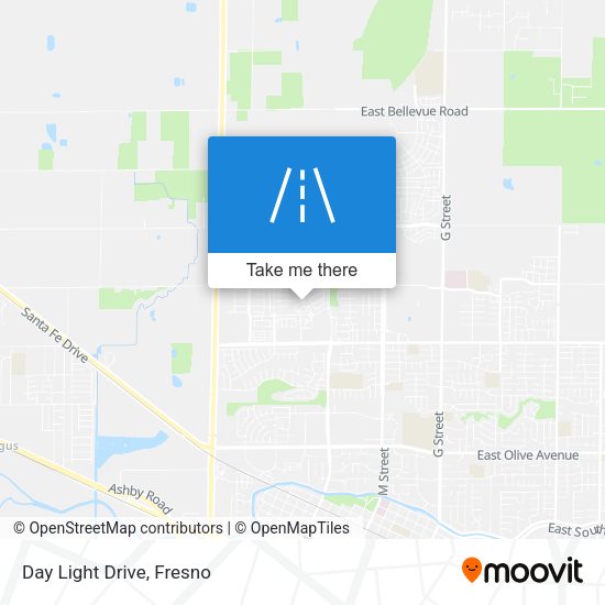 Day Light Drive map