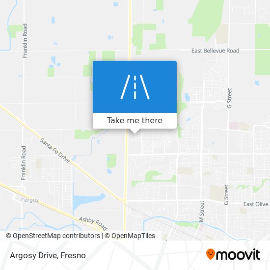 Argosy Drive map