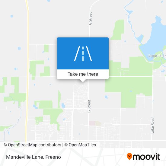 Mandeville Lane map