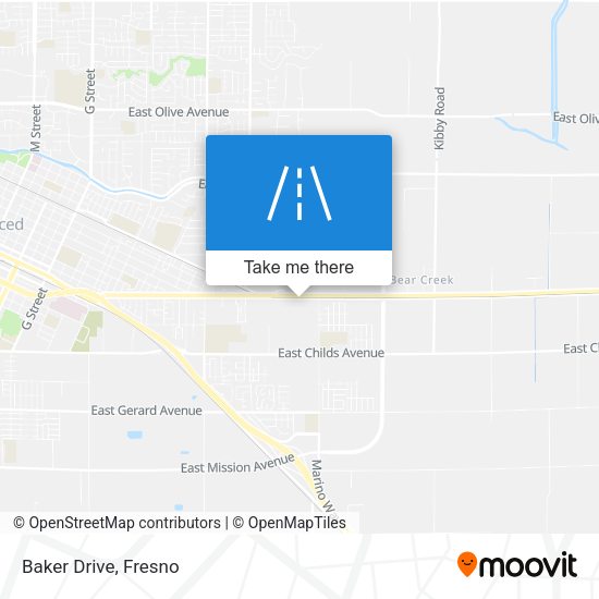 Baker Drive map