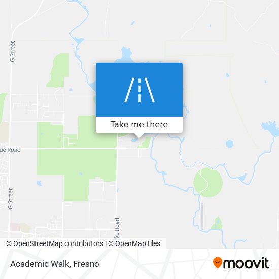 Academic Walk map