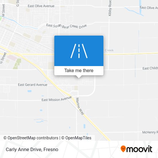 Mapa de Carly Anne Drive
