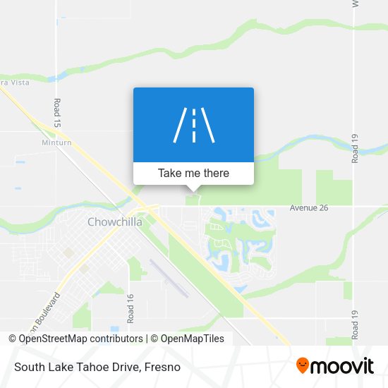 South Lake Tahoe Drive map