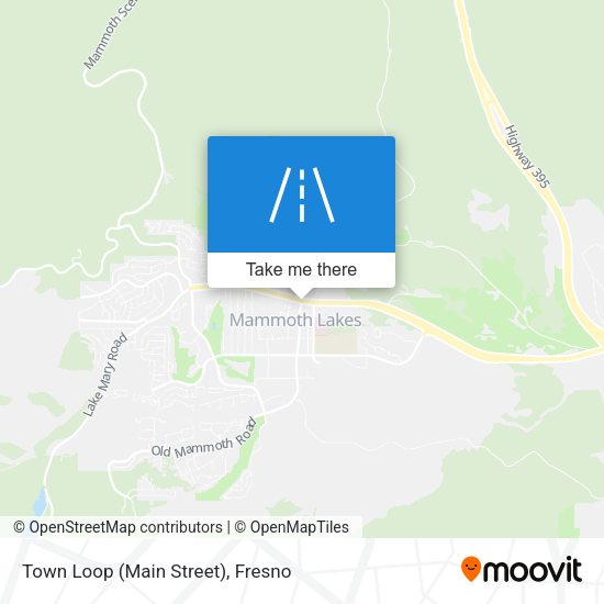 Town Loop (Main Street) map