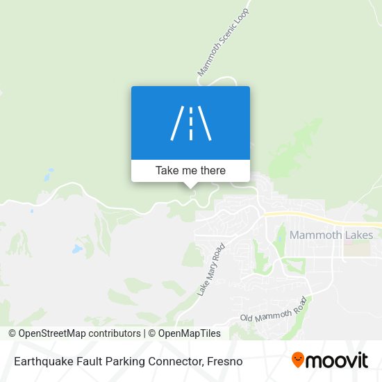 Earthquake Fault Parking Connector map