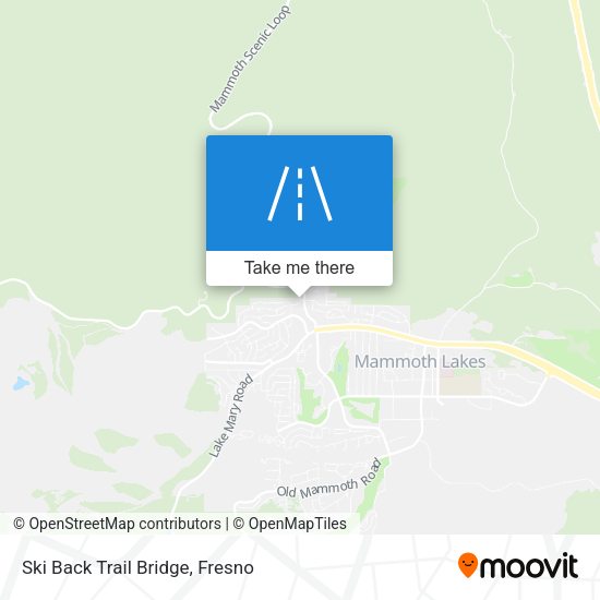 Mapa de Ski Back Trail Bridge