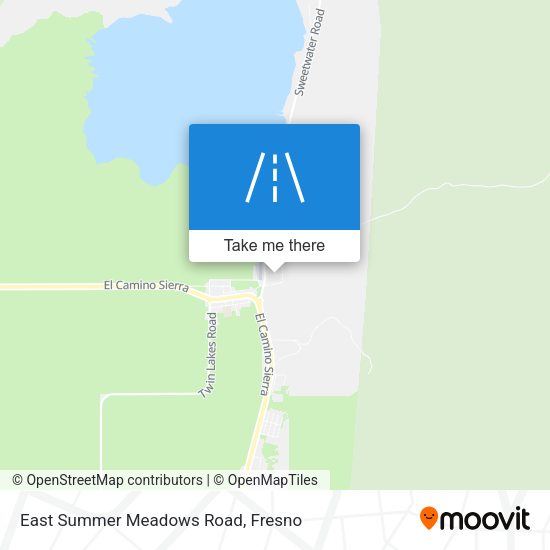 East Summer Meadows Road map