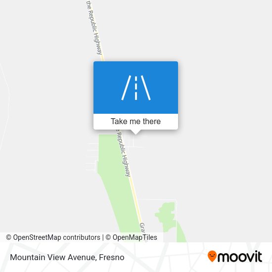 Mountain View Avenue map