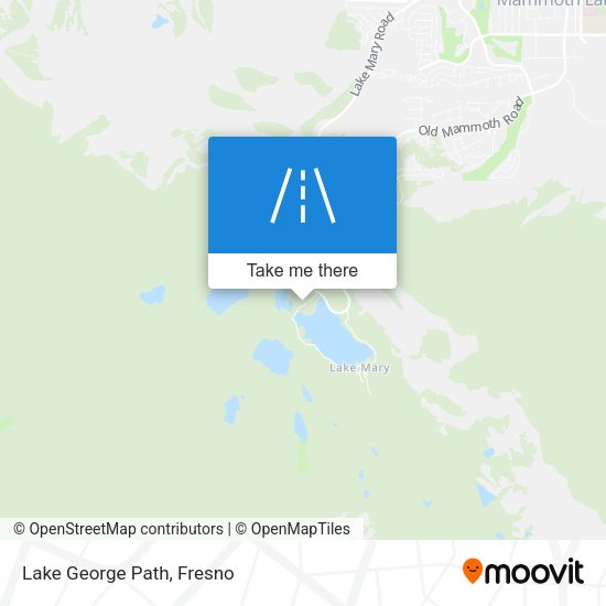 Mapa de Lake George Path