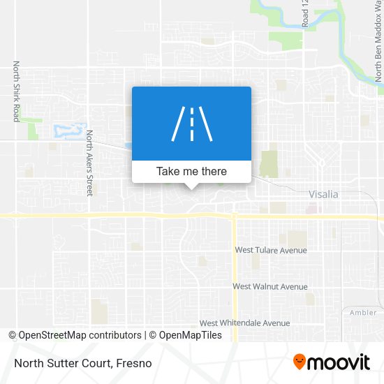 Mapa de North Sutter Court