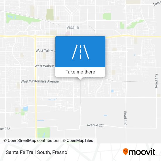 Mapa de Santa Fe Trail South