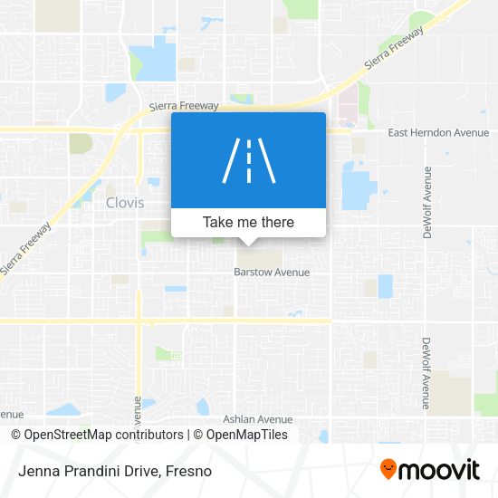 Jenna Prandini Drive map