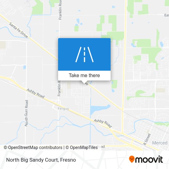 North Big Sandy Court map