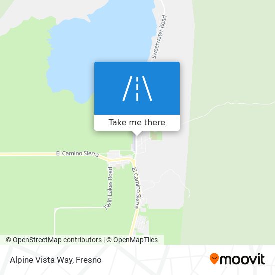 Alpine Vista Way map